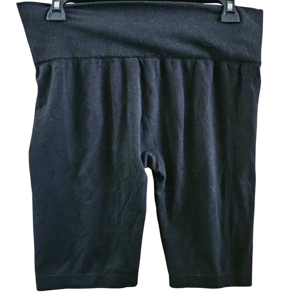 Black High Waist Athletic Shorts Size Large